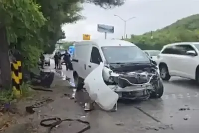 Accidente en la Carretera Nacional en Santiago deja un lesionado | Diario Monterrey Online